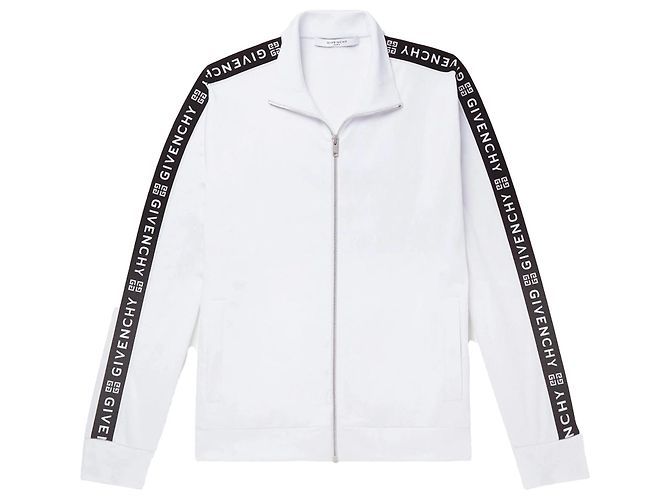GIVENCHY - Jaqueta de algodão com logo Givenchy (XL) Branco