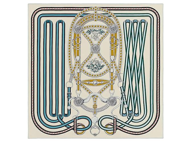 HERMÈS - Carré 90 Grand Tra La La Hermès in multicolored silk Multiple colors  ref.2355554