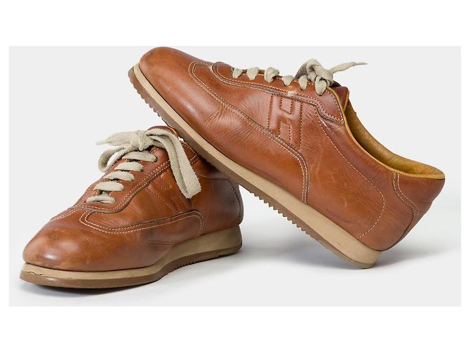 Hermès HERMES Brown Leather Shoes - 102214 