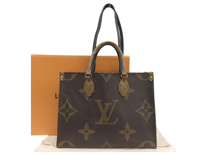Sac à main OnTheGo MM Monogram Géant Louis Vuitton Marron