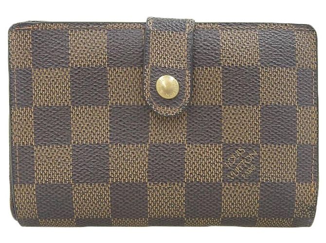 Louis Vuitton Damier Bifold Wallet N61664 Brown