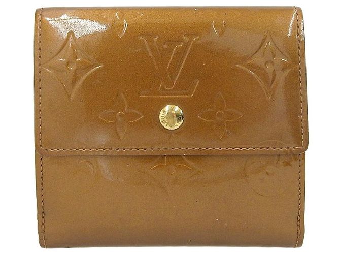 Portafoglio Vernis Louis Vuitton M91170 Bronzo