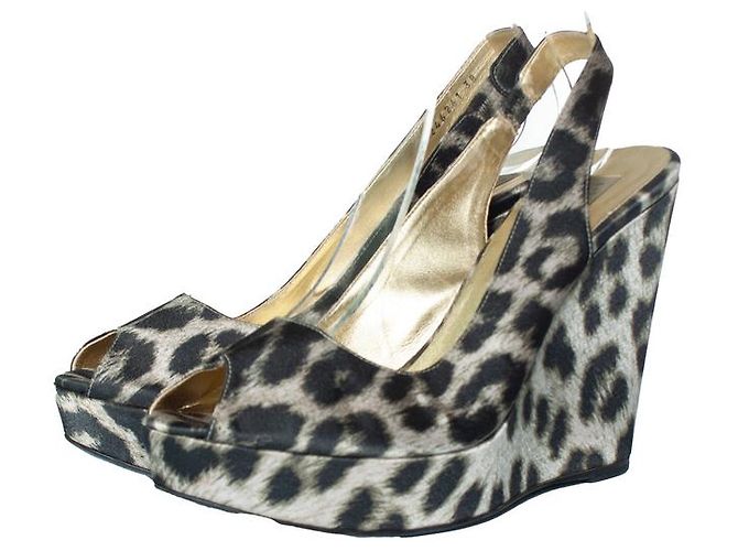 Stella Mc Cartney Stella Mccartney, zeppe stampate leopardate Nero Grigio