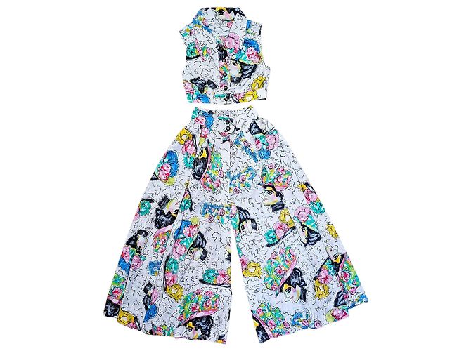 Conjunto de coleção Chanel Multicor