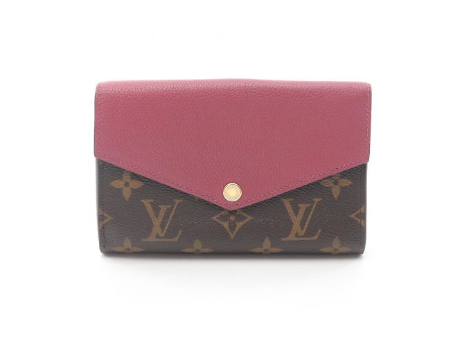 Billetera Bifold Compacta Pallas de Louis Vuitton Castaño Rosa