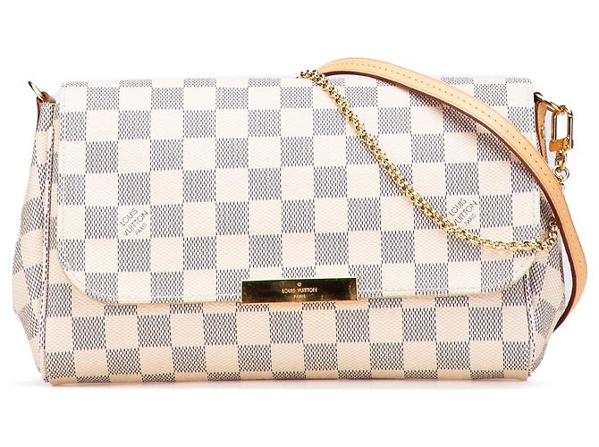 Louis Vuitton Favorite MM Damier Azur Bianco