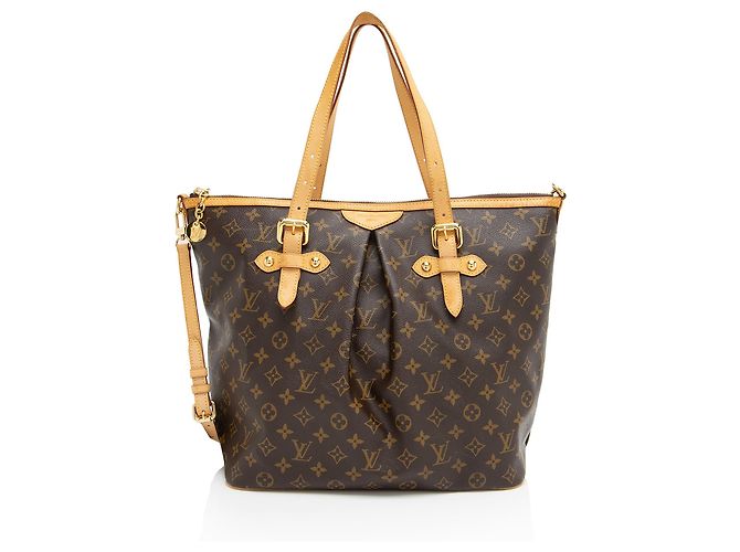 Bolsa tote Palermo GM em canvas Monogram Louis Vuitton Marrom