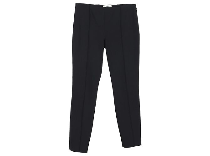 Pantalones The Row en Lana Negra Negro