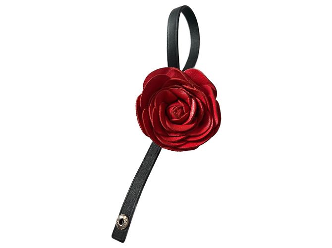 Charm de couro rosa Loewe Vermelho