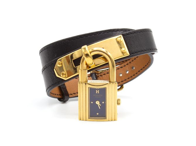 Relógio Kelly da Hermès. Dourado