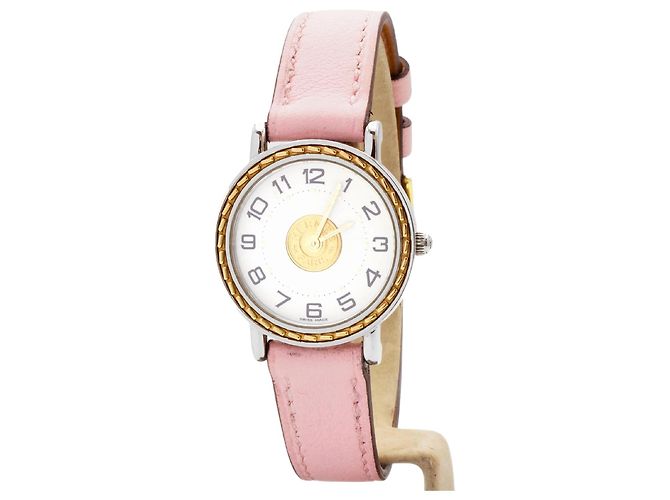 Orologio Hermès Sellier. D'oro
