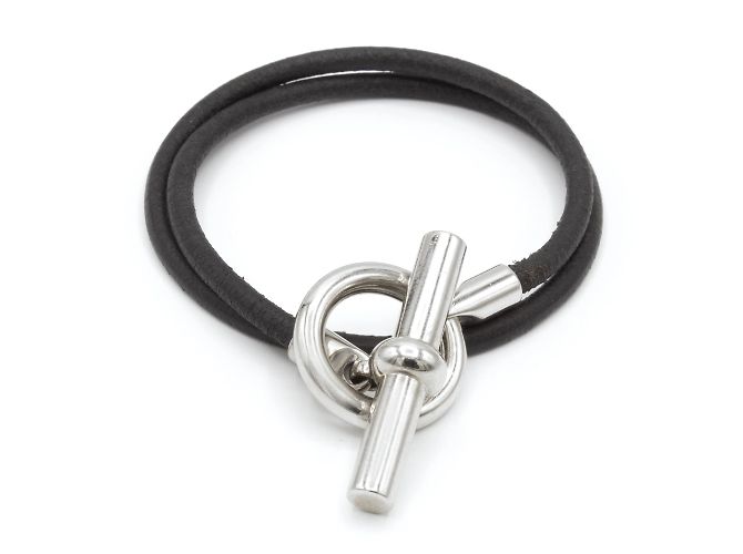 Pulseira Glénan Hermès; Preto 
