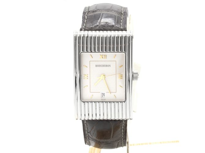 Reloj Boucheron, gran modelo "Reflet". Plata