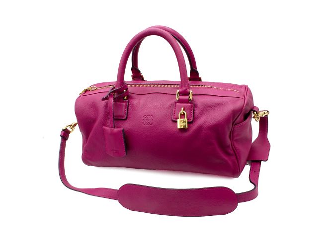 Bela bolsa Loewe Amazona. Roxo
