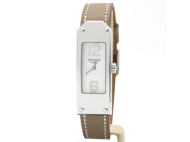 Reloj modelo Kelly II de Hermès. Plata 