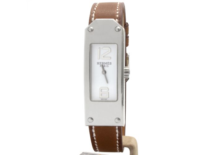 Relógio Hermès modelo Kelly II. Prata