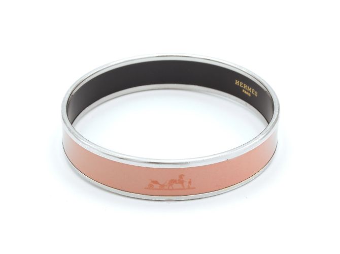 Pulseira "Calèche" da Hermès. Rosa 