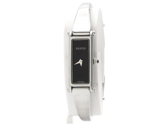 Relógio Gucci, modelo 1500L. Prata