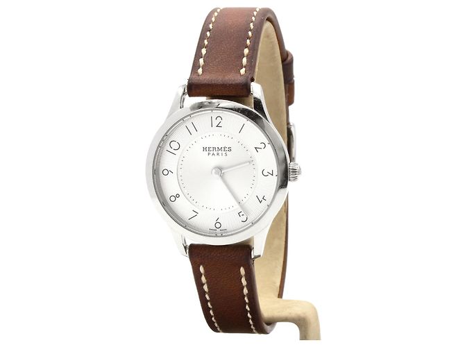 Orologio Hermès, modello Slim (CA2.110) Argento