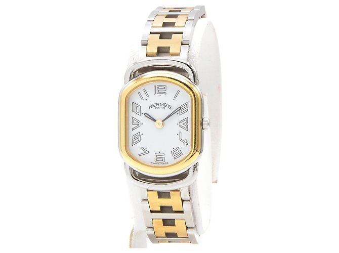 Montre Hermès Rallye (RA1.220). Doré 