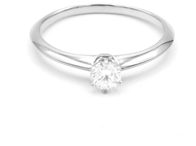 anillo de compromiso de Tiffany & Co Plata