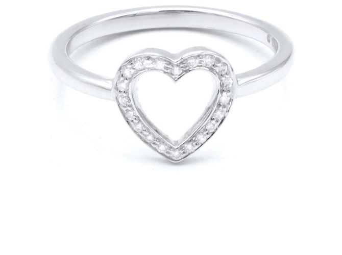 Herzring von Tiffany & Co. Silber