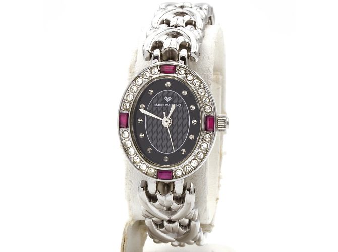 Autre Marque Uhr von Mario Valentino. Silber