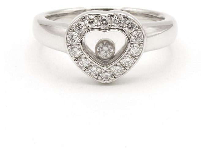 Anello Chopard "Happy Diamonds". Argento 