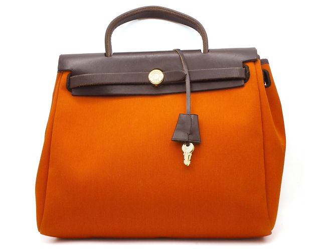 Bolsa Herbag da Hermès. Laranja
