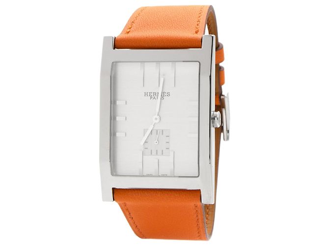 Relógio Automático Hermès Tandem Aço Prateado Prata