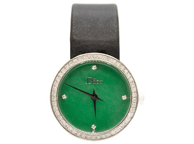 Dior Uhr, Modell "La D de Dior Satine" Silber