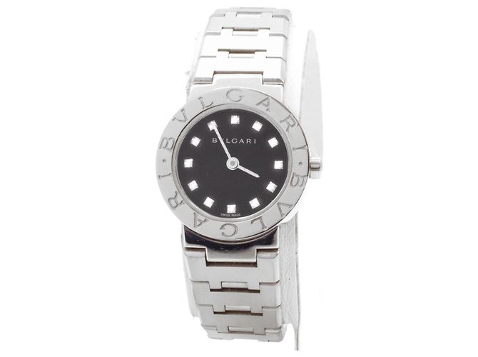 Bulgari-Uhr, Modell "Tubogas". Silber
