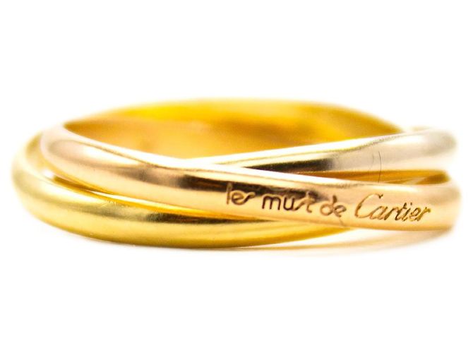 Anillo Cartier "Trinity". Dorado