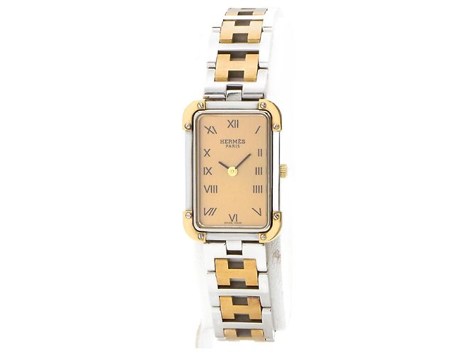 Relógio Hermès "Croisière" Dourado