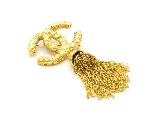 Broche Chanel, collection Mark. Doré