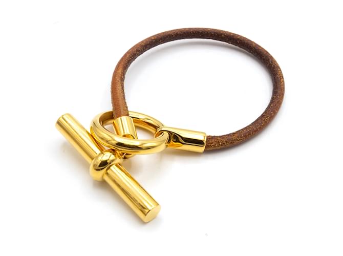 Muito bonita pulseira Glenan da Hermès Dourado 