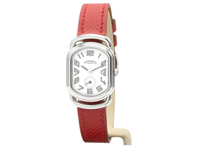 Hermès Hermes Rallye RA2.210 (PM / small model) watch for women Silvery 