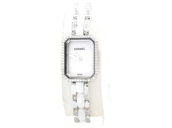 Relógio Chanel Premiere Cerâmica Prata
