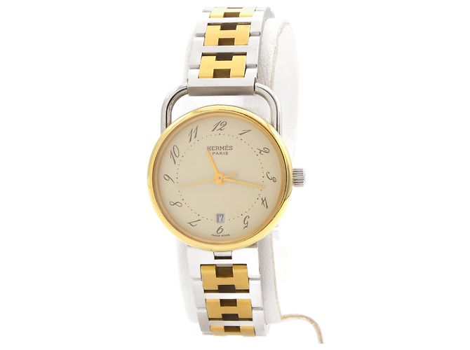 Relógio feminino "Arceau" da Hermès Dourado