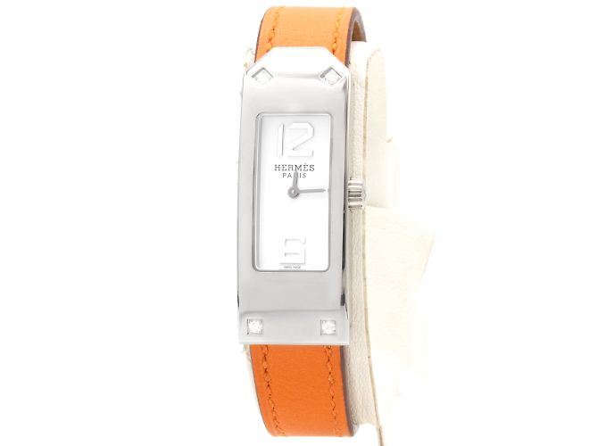 Hermès Relógio Hermes Kelly II (KT1.230). Prata 