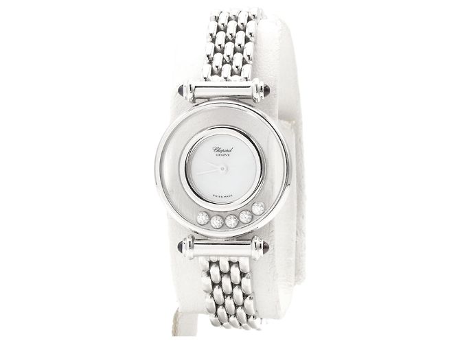 Montre Chopard, collection Happy Diamonds Argenté