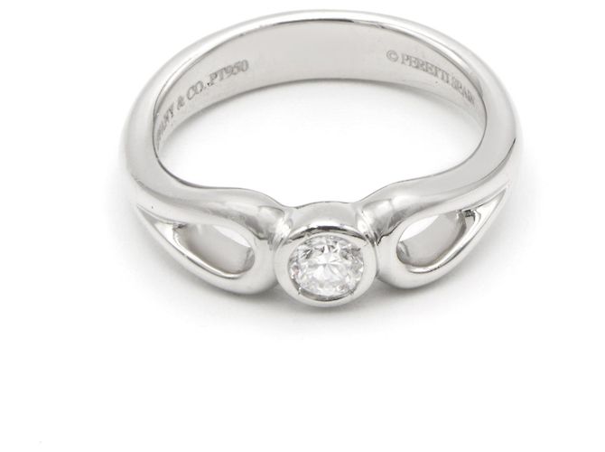 Tiffany & Co Tiffany &amp; Co Ring, Modell Open Teardrop. Silber
