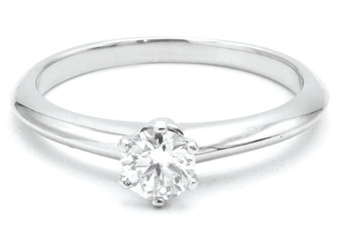 engagement ring from Tiffany & Co. Silvery 
