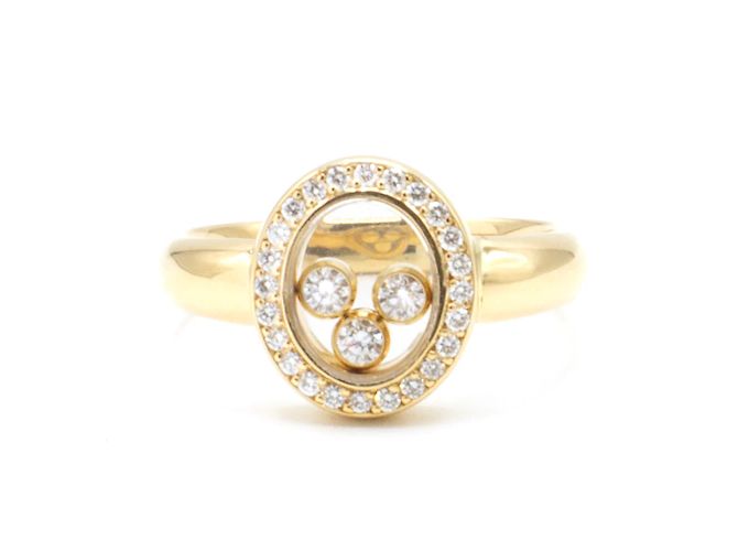 Anello Chopard "Happy Diamonds". D'oro 