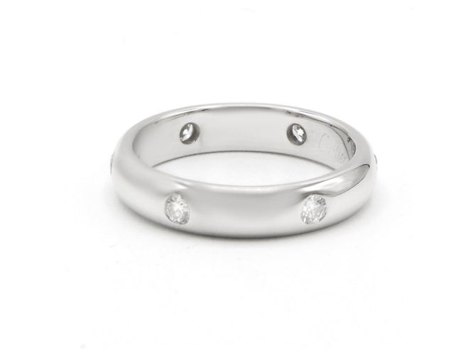 Anello Stella Cartier in oro bianco e diamanti Argento