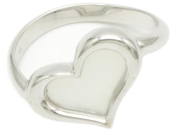 Piaget Beautiful Heart Ring aus Weißgold und Perlmutt Silber