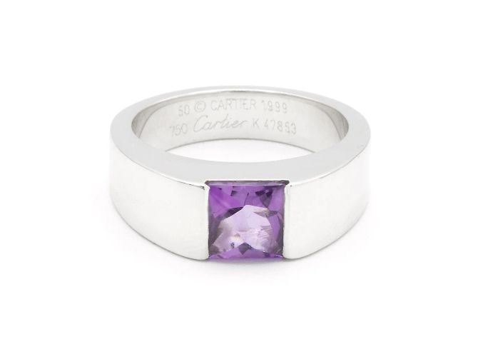Anillo Cartier de la colección "Tank". Plata