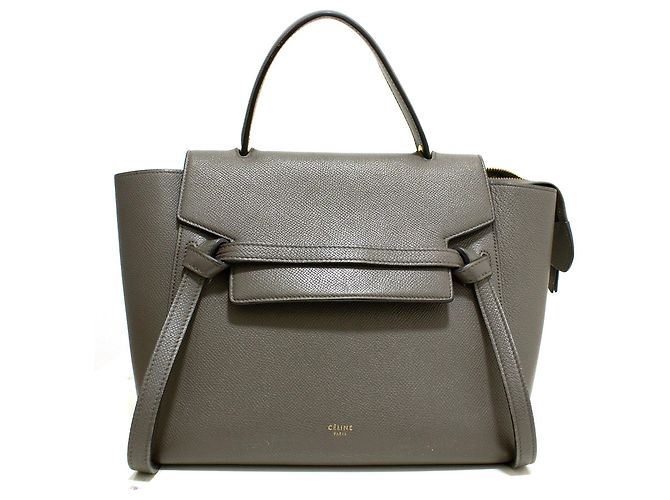Belt Bag Céline Bolsa de cinto Celine tamanho Micro. Cinza