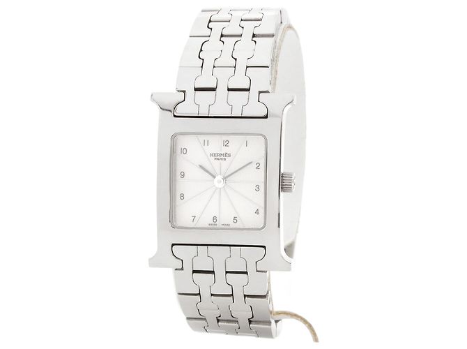 Relógio Hermès Heure H, modelo HH1.210. Prata