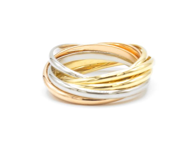 Cartier Trinity Ring aus Gelbgold Golden
